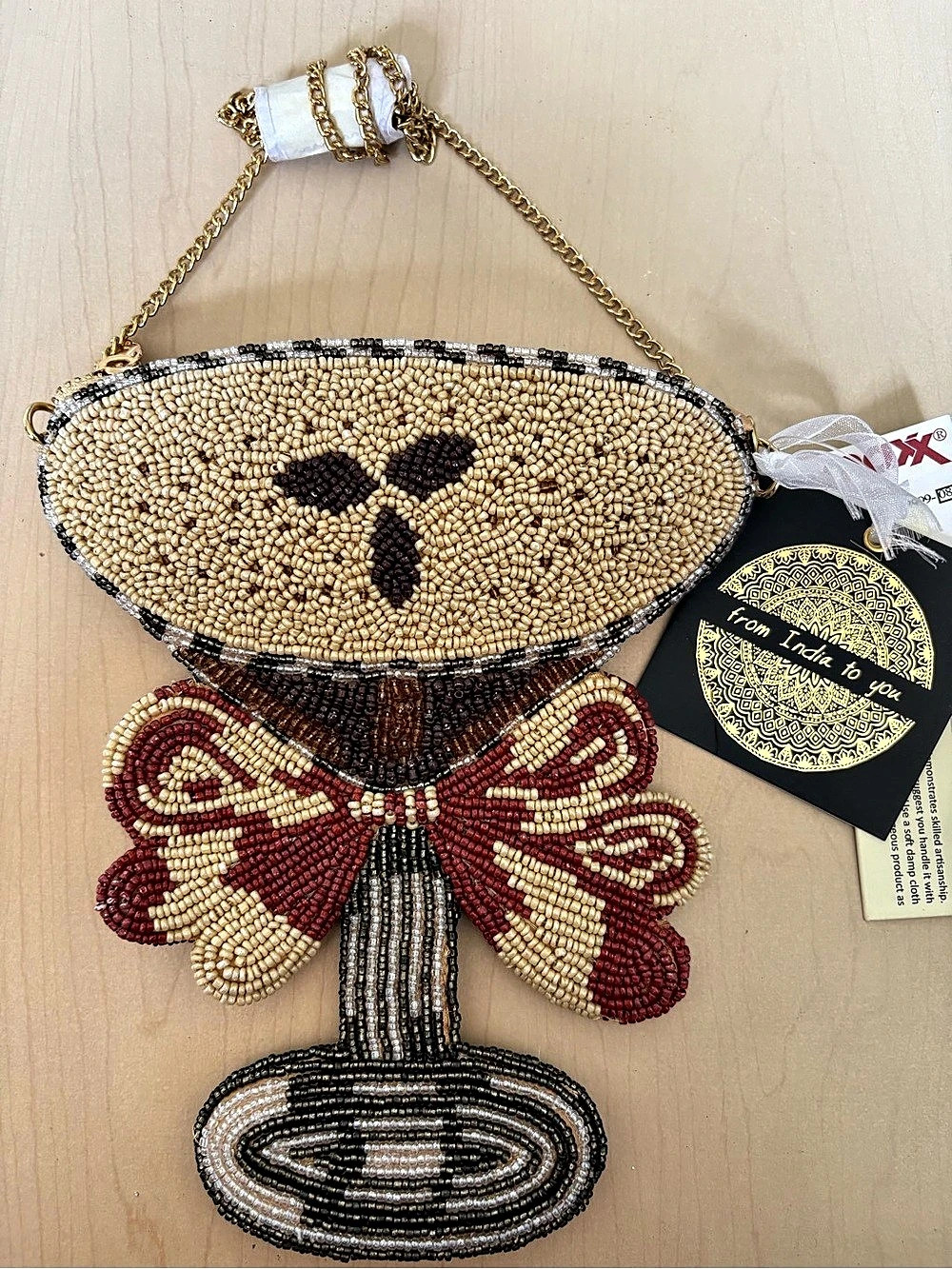🍸Espresso Martini beaded bag